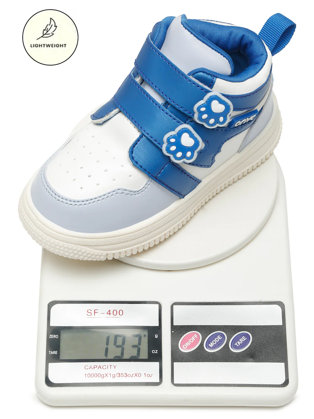 Colorpop Toddlers' High Ankle Sneakers - Sky Blue (Unisex) - Image 9