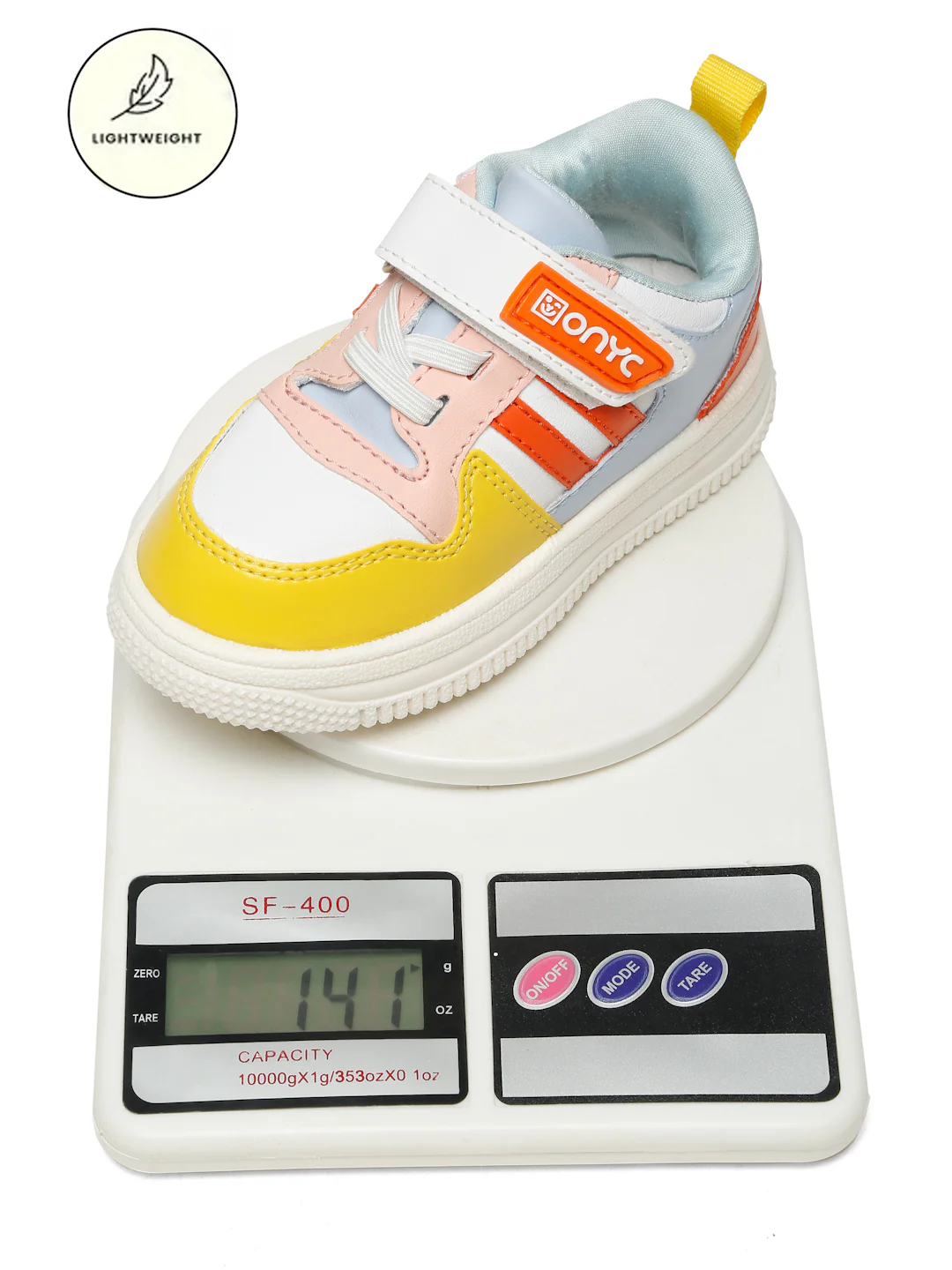 Donut Comfortable & LightWeight Sneakers With Elastic Laces  - White (Unisex) - Image 10