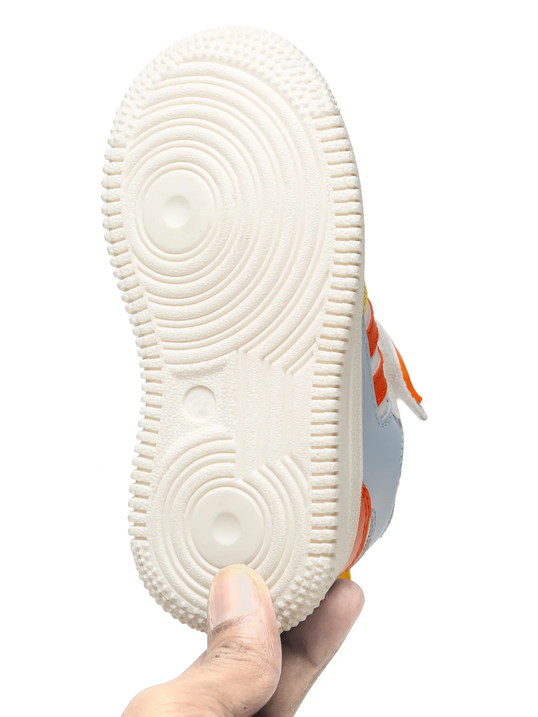 Donut Comfortable & LightWeight Sneakers With Elastic Laces  - White (Unisex) - Image 14