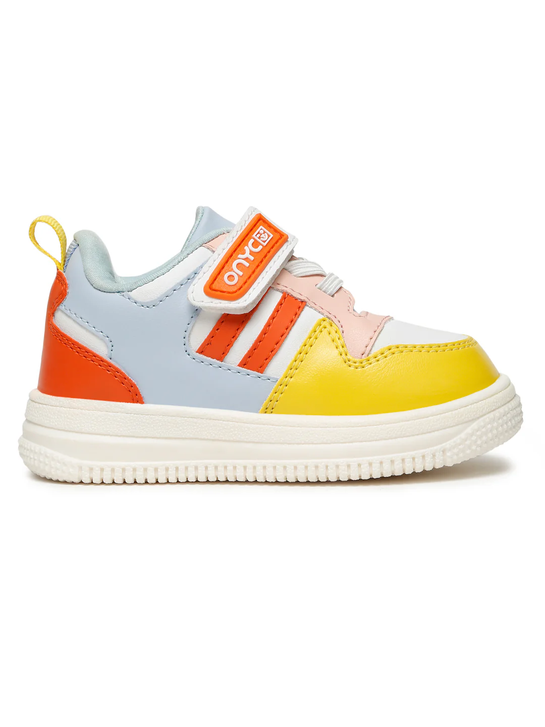 Donut Comfortable & LightWeight Sneakers With Elastic Laces  - White (Unisex) - Image 6