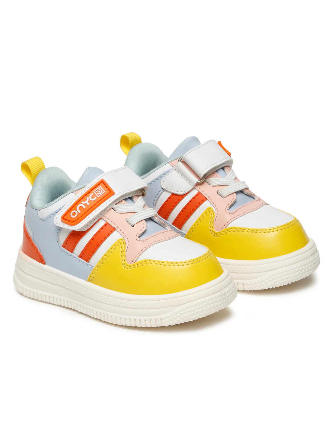 Donut Comfortable & LightWeight Sneakers With Elastic Laces  - White (Unisex) - Image 8