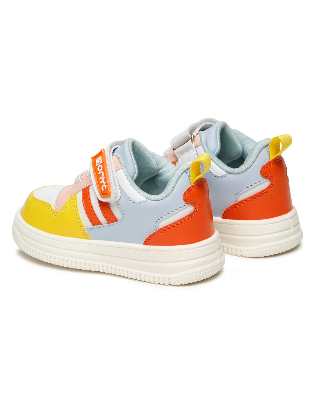 Donut Comfortable & LightWeight Sneakers With Elastic Laces  - White (Unisex) - Image 9
