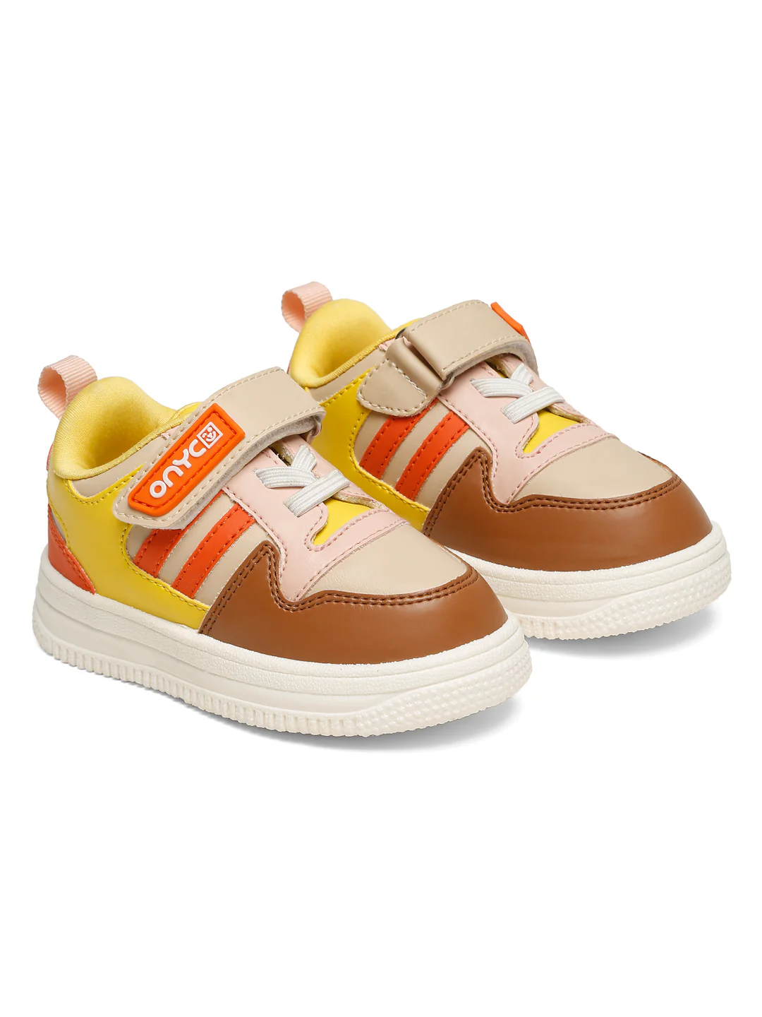 Donut Comfortable & LightWeight Sneakers With Elastic Laces  - Beige (Unisex) - Image 8
