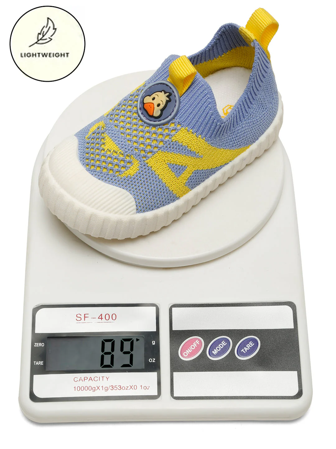 Ducky Toddlers' First Step Shoes - Sky Blue & Yellow (Unisex) - Image 4
