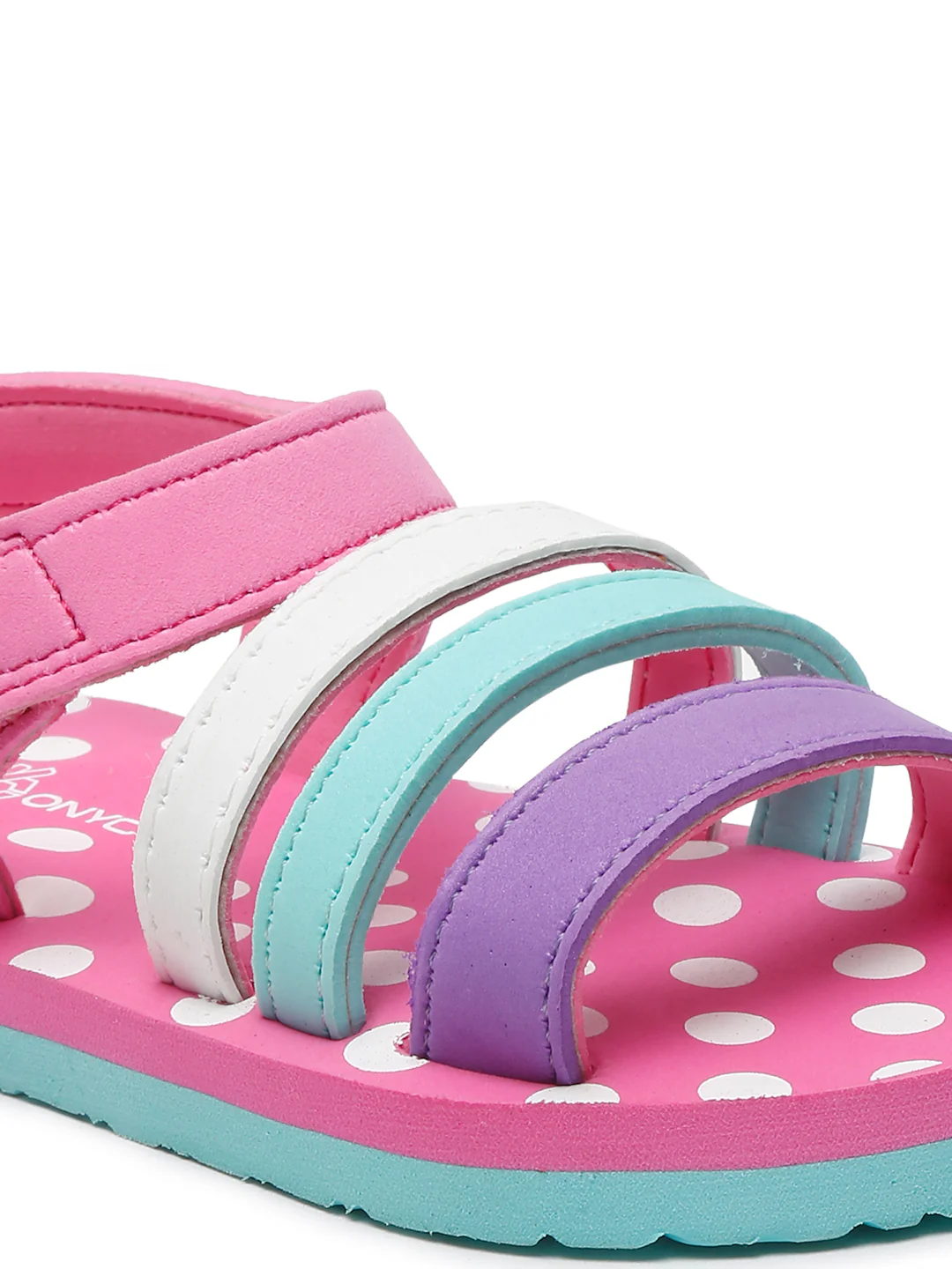 ONYC Premium Butterscotch Kids Sandals for Girls (Pink) - Image 4