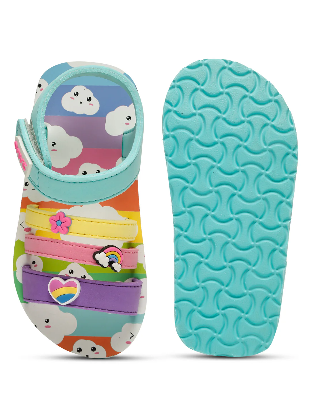 Premium Cloud Gelatoe Sandals - Sea Green (Girls) - Image 9