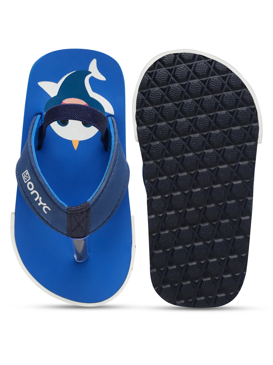Premium Shark Flip-flops With Adjustable BackSupport - Blue (Unisex) - Image 10