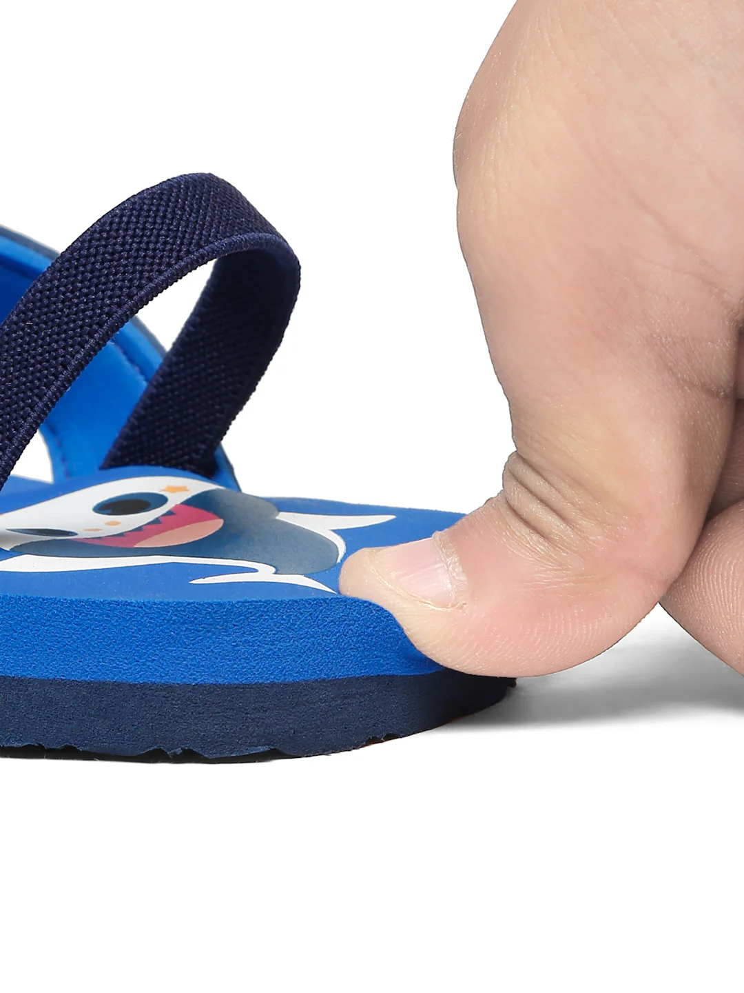 Premium Shark Flip-flops With Adjustable BackSupport - Blue (Unisex) - Image 7