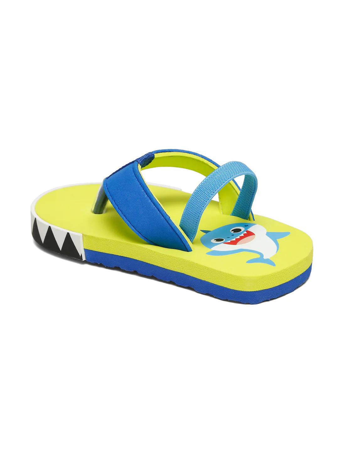 Premium Shark Flip-flops With Adjustable BackSupport - Neon Green (Unisex) - Image 6