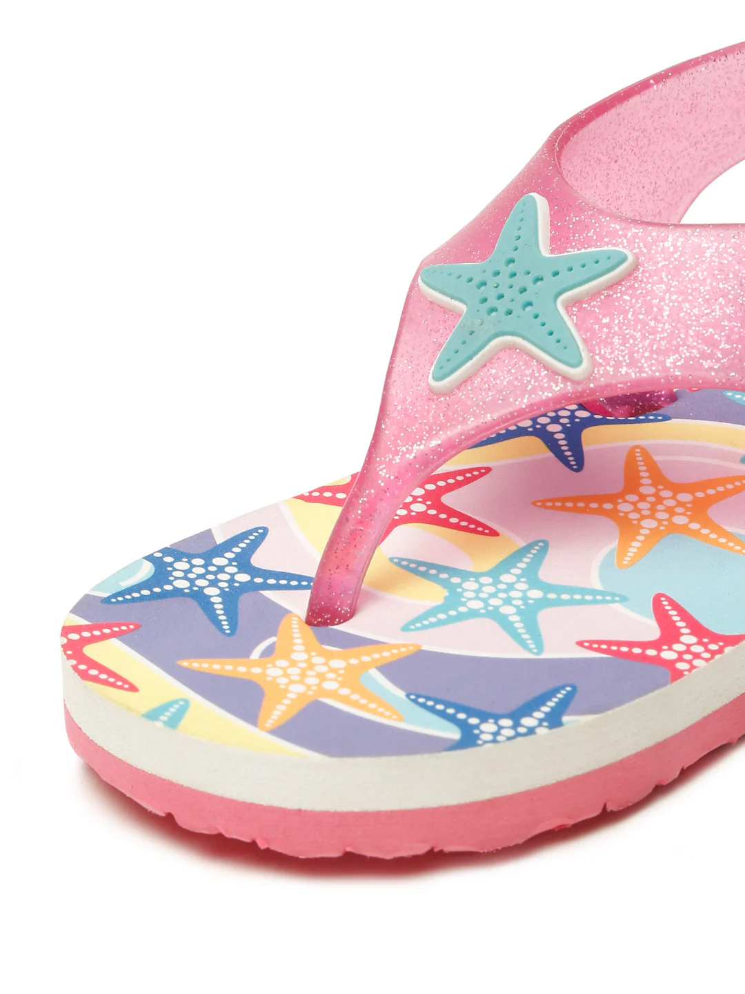 Premium StarFish Candy Flip-flops - Pink (Girls) - Image 6