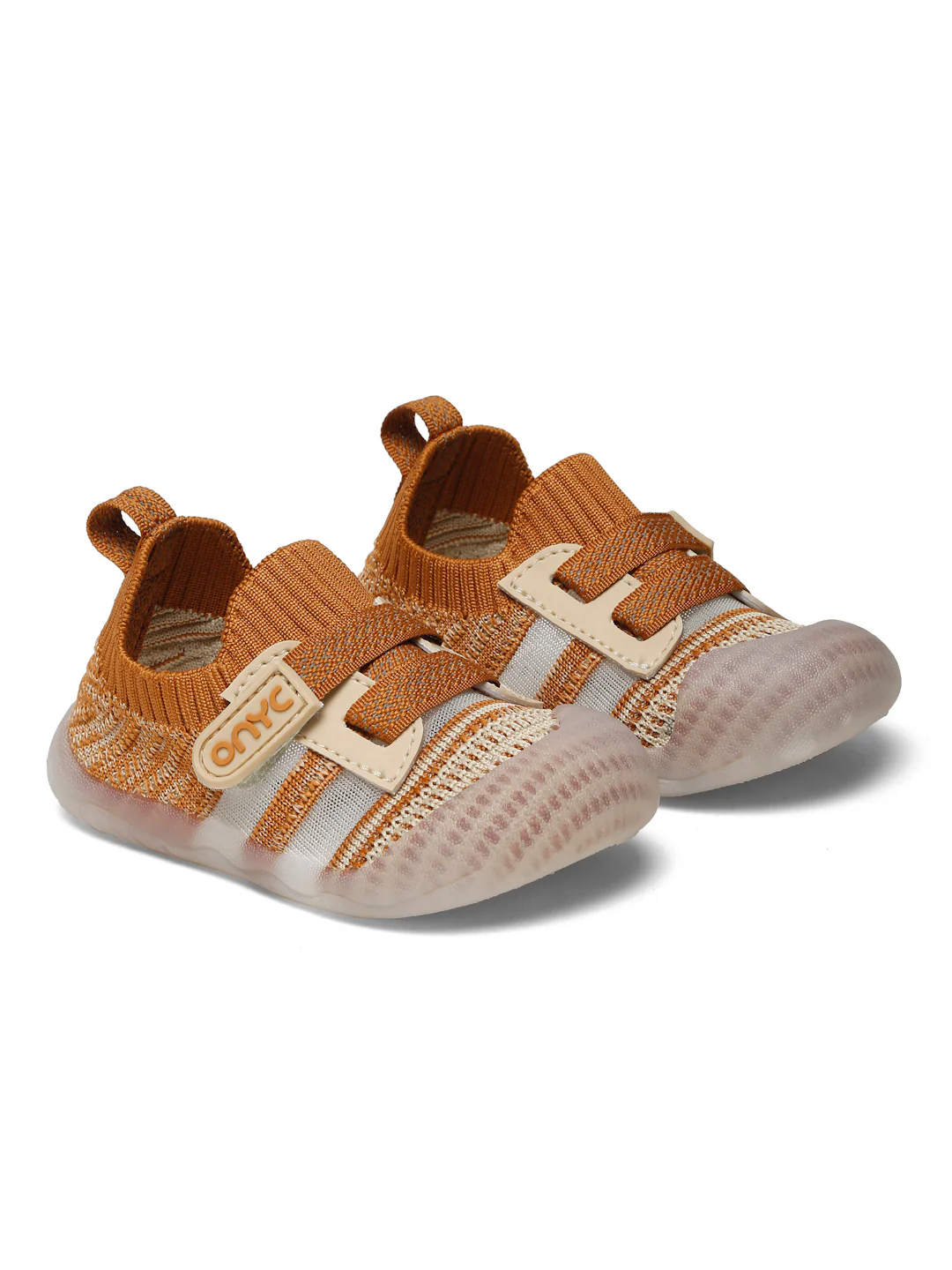 Smooth Toddlers' First Step Shoes - Brown (Unisex) - Image 4