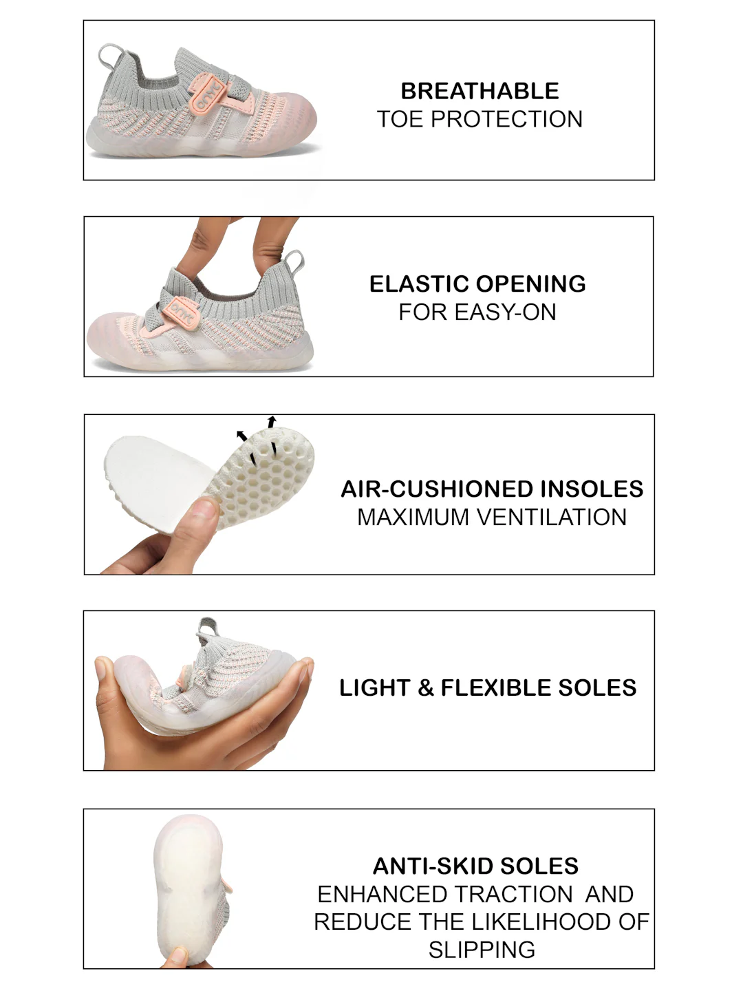 Smooth Toddlers' First Step Shoes - Peach (Unisex) - Image 13