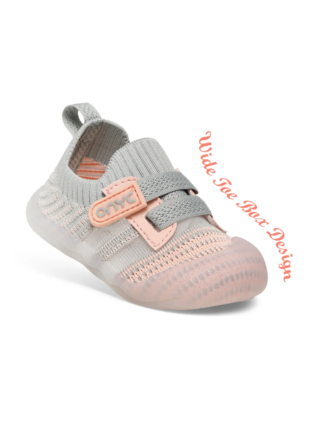 Smooth Toddlers' First Step Shoes - Peach (Unisex) - Image 5