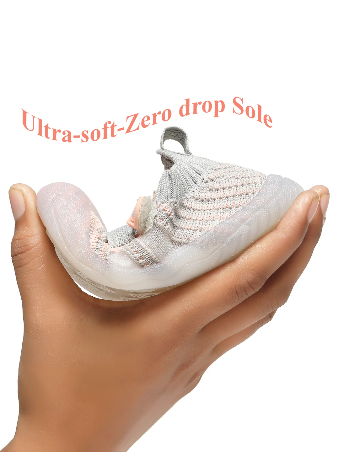Smooth Toddlers' First Step Shoes - Peach (Unisex) - Image 7